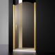 Душевая дверь в нишу Sturm Schick 90 см gold L