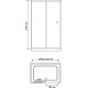 Душевая дверь в нишу RGW Classic CL-12 (1460-1510)x1850 стекло шиншилла