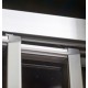 Душевой уголок GuteWetter Practic Rectan GK-403 левая 95x80 см стекло бесцветное, профиль матовый хром