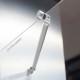 Душевой уголок GuteWetter Lux Rectan GK-103 левый 100x80 см стекло бесцветное, профиль хром