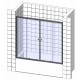Шторка на ванну RGW Screens SC-61 1700x1500 стекло матовое