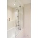 Шторка на ванну GuteWetter Lux Pearl GV-102 правая 80 см стекло бесцветное, профиль хром