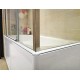 Шторка на ванну GuteWetter Slide Part GV-865 левая 160x80 см стекло бесцветное, профиль хром