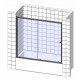 Шторка на ванну Vegas Glass ZV 160 07 01 профиль матовый хром, стекло прозрачное