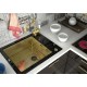 Мойка кухонная Zorg Inox Glass GL-6051-BLACK-BRONZE черное стекло