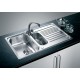 Комплект  Мойка кухонная Blanco Tipo 6 S Basic, сталь + Смеситель Lemark Soul LM6001C для кухонной мойки