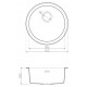 Комплект  Мойка кухонная Omoikiri Toya 45-U IN нержавеющая сталь + Смеситель VitrA Fold S Sink Mixer A42155EXP для кухонной мойки