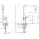 Комплект  Мойка кухонная Omoikiri Omi 49-U-IN нержавеющая сталь + Смеситель VitrA Single sink mixer A42388EXP для кухонной мойки