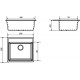 Комплект  Мойка кухонная Marrbaxx Джекки Z009Q004 чёрный + Смеситель Marrbaxx MG-006Q004 для кухонной мойки