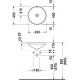 Комплект  Смеситель Hansgrohe Talis Select S 72042000 для раковины + Рукомойник Duravit Architec 0468400000