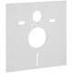 Комплект Инсталляция Geberit Duofix Платтенбау 4 в 1 с белой кнопкой смыва + Унитаз Geberit iCon Square + Шумоизоляция в подарок