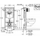 Комплект  Система инсталляции для унитазов Grohe Rapid SL 38929000 4 в 1 с кнопкой смыва + Унитаз подвесной Villeroy & Boch O Novo 5688 H1 01 alpin, с микролифтом