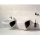 Биде подвесное Hidra Ceramica Hi-line белое с черным