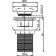 Донный клапан для раковины Cezares CZR-SAT6-01 хром