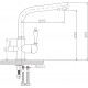 Смеситель Zorg Clean Water ZR 313 YF-33 BR для кухонной мойки