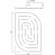 Верхний душ Jaquar Maze OHS-CHR-85859M