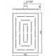 Верхний душ Jaquar Maze OHS-CHR-1637