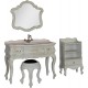 Мебель для ванной Demax Флоренция 120 белый перламутр
