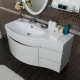 Мебель для ванной Aquanet Опера 115 белая с ящиком L