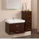 Мебель для ванной Акватон Америна 70 темно-коричневая