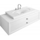 Мебель для ванной Villeroy & Boch La Belle 135 white brilliant с 2 ящиками