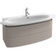Мебель для ванной Jacob Delafon Presquile 130 серый титан, 2 ящика