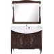 Мебель для ванной ASB-Woodline Модена 105 орех с золотой патиной