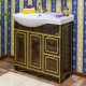 Мебель для ванной Sanflor Адель 82 венге, патина золото, R