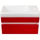 Мебель для ванной Style Line Compact 40 Люкс, красная