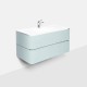 Мебель для ванной Am.Pm Sensation 100 подвесная, светло-голубой