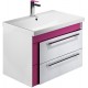 Мебель для ванной Iddis Color Plus 60 белая, розовая