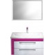 Мебель для ванной Iddis Color Plus 90 белая, розовая