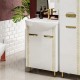 Мебель для ванной ValenHouse Ривьера 60 патина золото, фурнитура золото