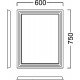 Мебель для ванной Kerama Marazzi Pompei 60 белая, с 1 ящиком и 2 дверцами