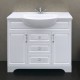 Мебель для ванной 1MarKa Прованс 105Н белый глянец