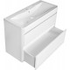 Мебель для ванной Style Line Атлантика 100 Люкс Plus, подвесная, белая