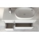 Мебель для ванной Cezares Bellagio 106 со столешницей bianco opaco