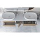 Мебель для ванной Cezares Bellagio 176 со столешницей rovere tabacco
