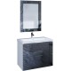 Мебель для ванной Marka One Liriya 75П black stone