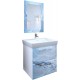 Мебель для ванной Marka One Visbaden 60П blue marble