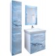 Мебель для ванной Marka One Visbaden 60П blue marble