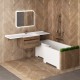 Мебель для ванной D@ Фишка 150 подвесная, сосна санторини