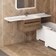 Мебель для ванной D@ Фишка 150 подвесная, сосна санторини