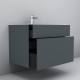 Мебель для ванной Am.Pm Inspire V2.0 80 графит матовый