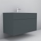 Мебель для ванной Am.Pm Inspire V2.0 100 графит матовый