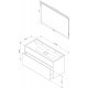 Мебель для ванной Am.Pm Inspire V2.0 120 графит матовый
