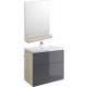 Мебель для ванной Cersanit Smart 80 ясень, серый