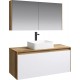 Мебель для ванной Aqwella 5 stars Mobi 120 дуб балтийский, белая