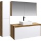 Мебель для ванной Aqwella 5 stars Mobi 120 дуб балтийский, белая