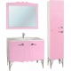 Зеркало Bellezza Эстель 90 розовое